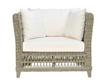 ARBOR CLUB - Club JanusFiber® armchair with armrests by JANUS et Cie - view 3